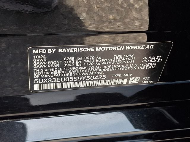 2025 BMW X5 M60i