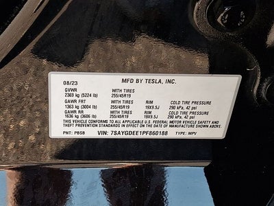 2023 Tesla Model Y Long Range