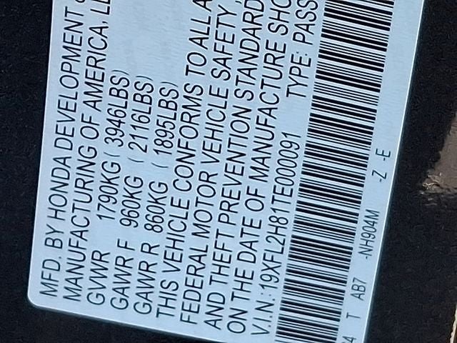 2026 Honda Civic Sport