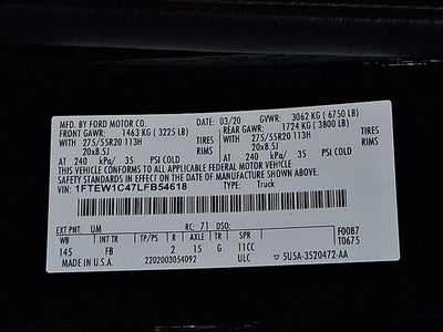 2020 Ford F-150 XLT