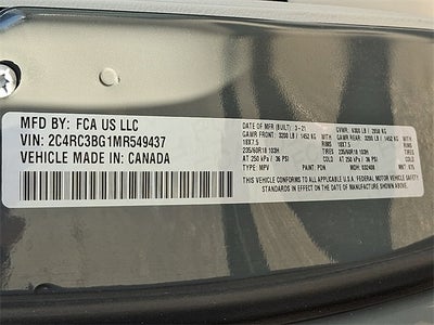 2021 Chrysler Pacifica Touring L