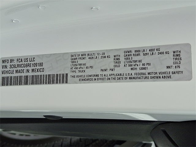 2024 RAM ProMaster Cargo Van Tradesman