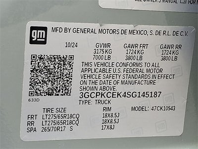 2025 Chevrolet Silverado 1500 Custom Trail Boss