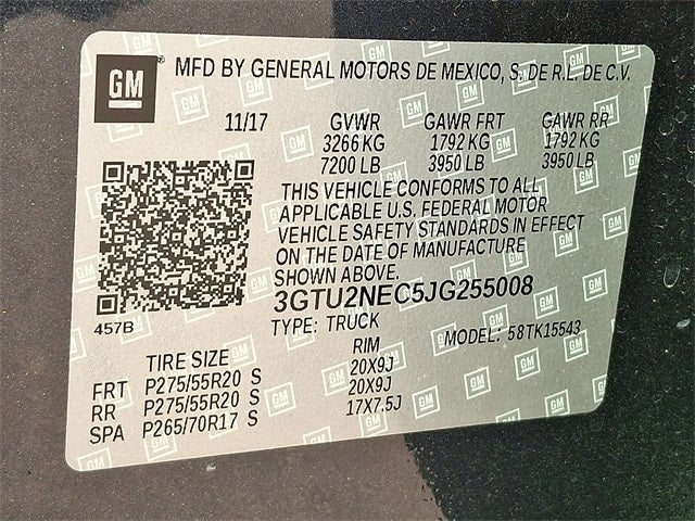 2018 GMC Sierra 1500 SLT