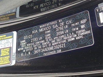 2021 Kia Forte GT-Line