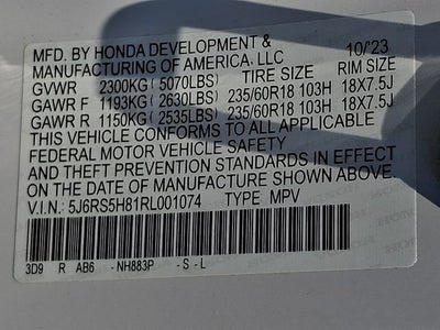 2024 Honda CR-V Hybrid Sport-L