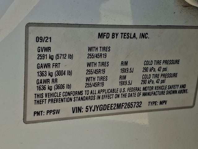 2021 Tesla Model Y Long Range