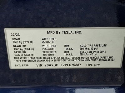 2023 Tesla Model Y Long Range