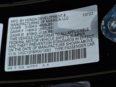 2024 Honda Accord Hybrid Touring