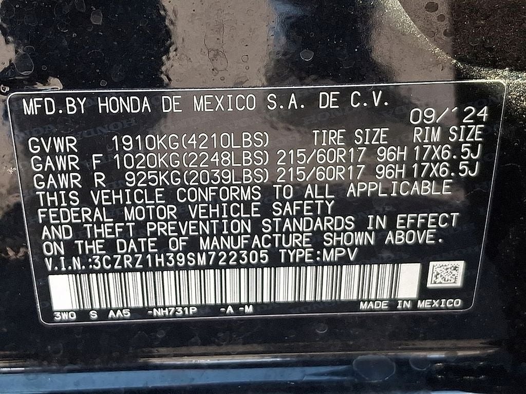 2025 Honda HR-V LX