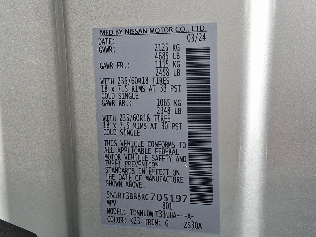 2024 Nissan Rogue SV