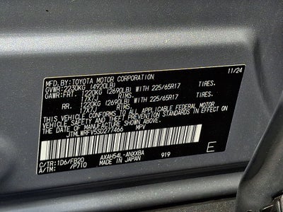 2025 Toyota RAV4 Hybrid LE