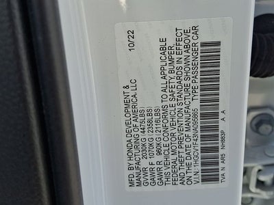 2022 Honda Accord Sport Special Edition