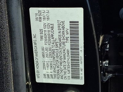 2017 Acura RDX Technology Package