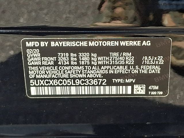 2020 BMW X7 M50i