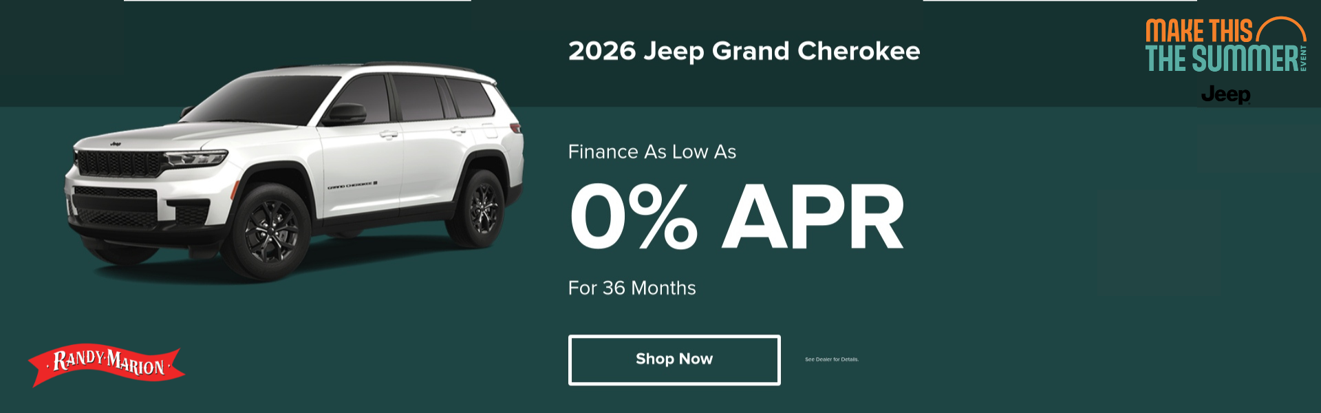 2026 Jeep Grand Cherokee 0%