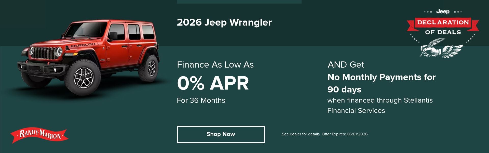 2026 Jeep Wrangler May Offer
