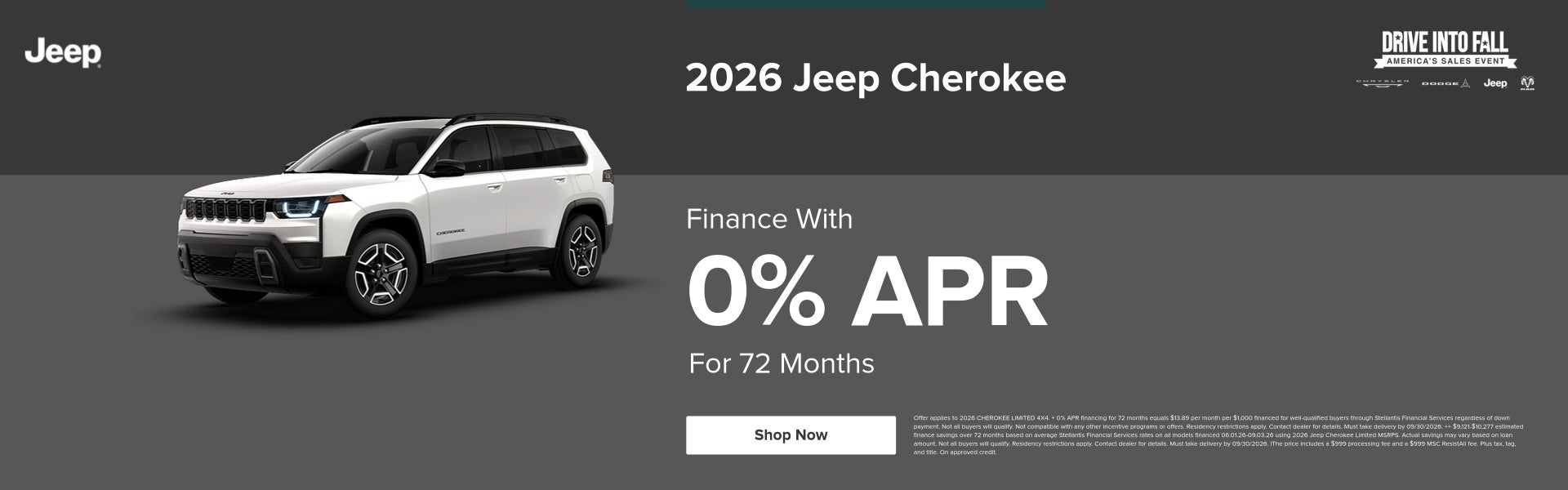 Jeep Cherokee Offer