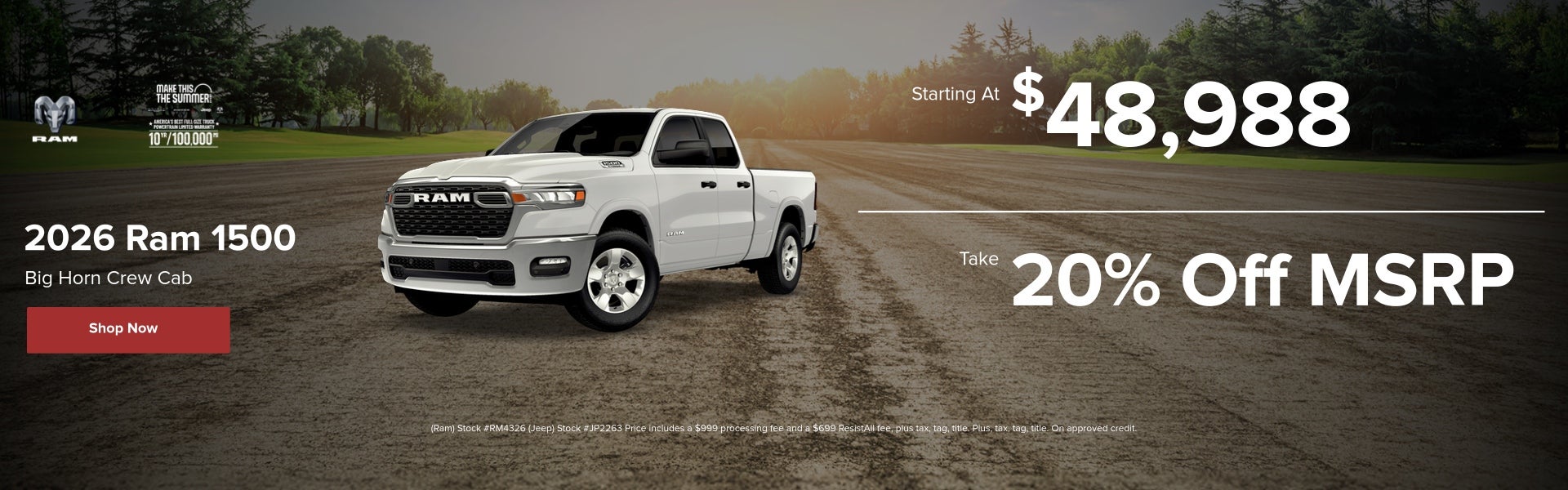 Ram 1500 0% APR Offer